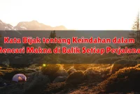 Kata Bijak tentang Keindahan dalam Mencari Makna di Balik Setiap Perjalanan