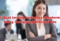 Kata Bijak tentang Pentingnya Menghormati Orang-Orang yang Mencintai Kita