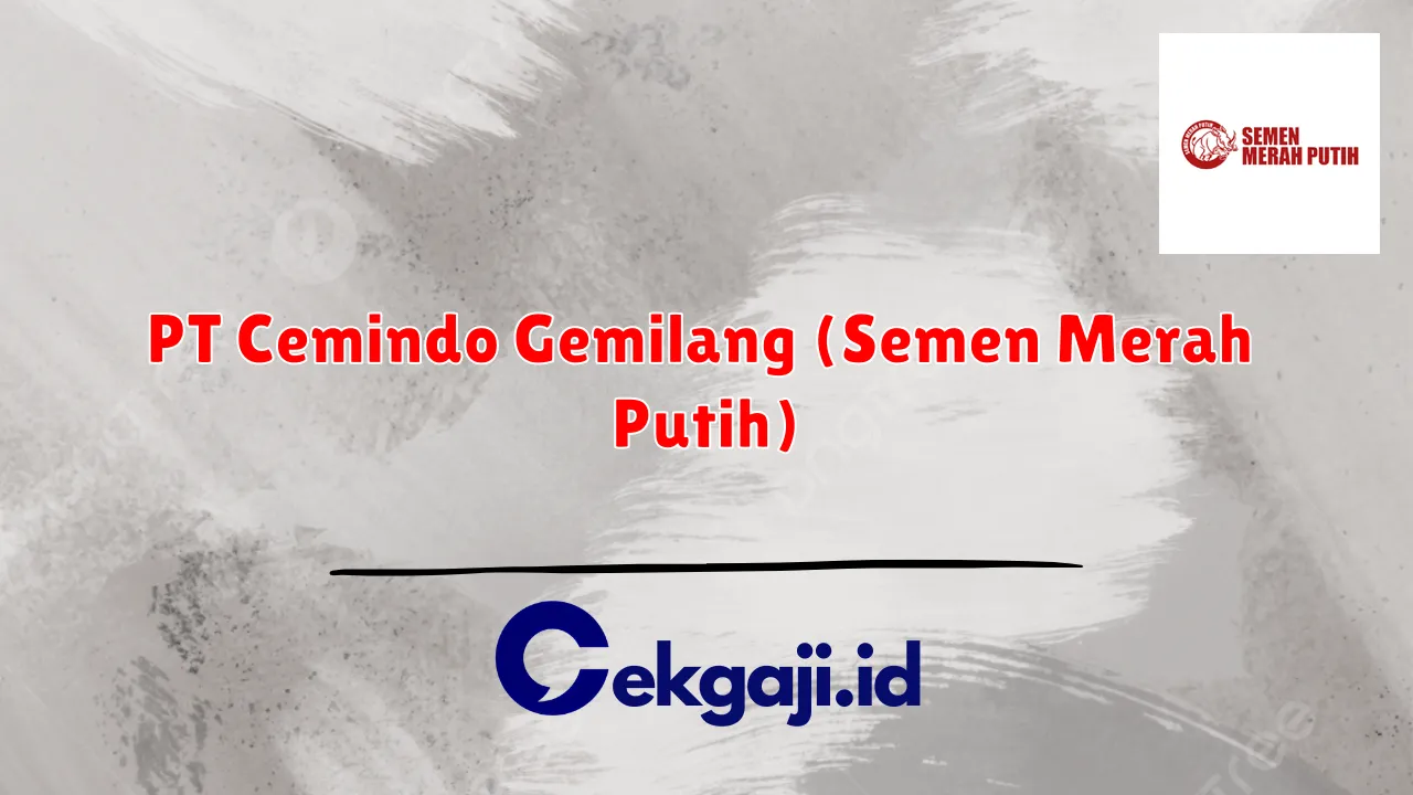 PT Cemindo Gemilang (Semen Merah Putih)