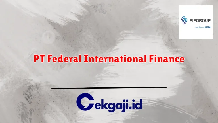 PT Federal International Finance