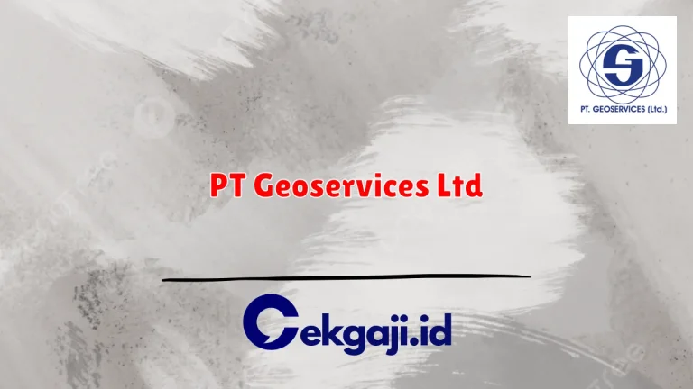 PT Geoservices Ltd