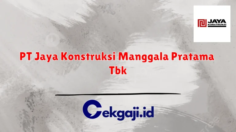 PT Jaya Konstruksi Manggala Pratama Tbk