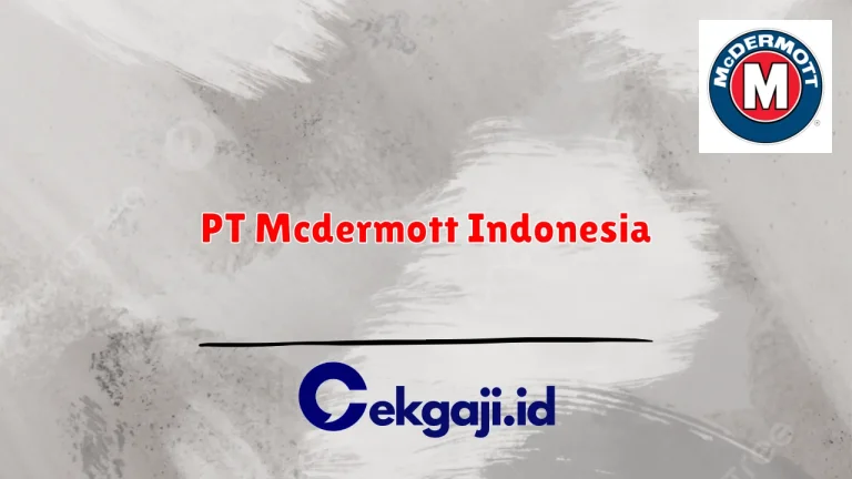 PT Mcdermott Indonesia