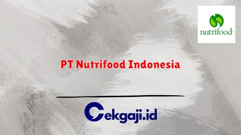 PT Nutrifood Indonesia