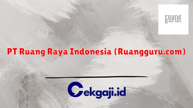 PT Ruang Raya Indonesia (Ruangguru.com)