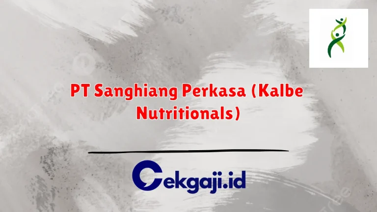 PT Sanghiang Perkasa (Kalbe Nutritionals)